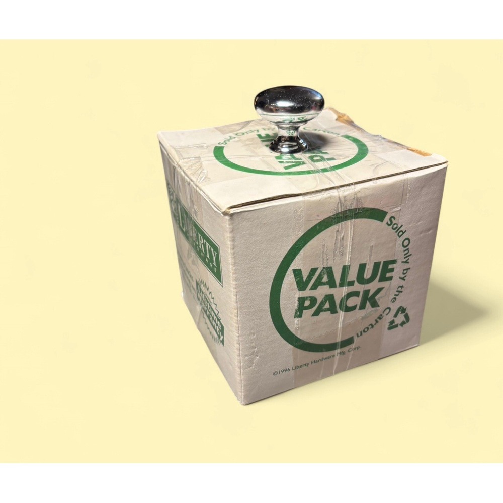 Liberty 1-1/4" Solid Brass Round Knob Value Pack, Box of‎ 25